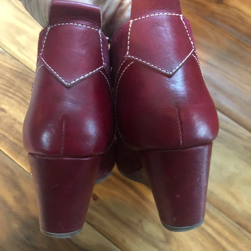 Spring Step L'Artiste Bordeaux Westminster Bootie 38 - Picture 4 of 8